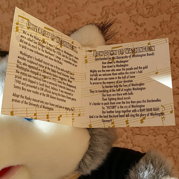 LAST ONE ! Musical Mascot University of Washington - Picture 6 of 6